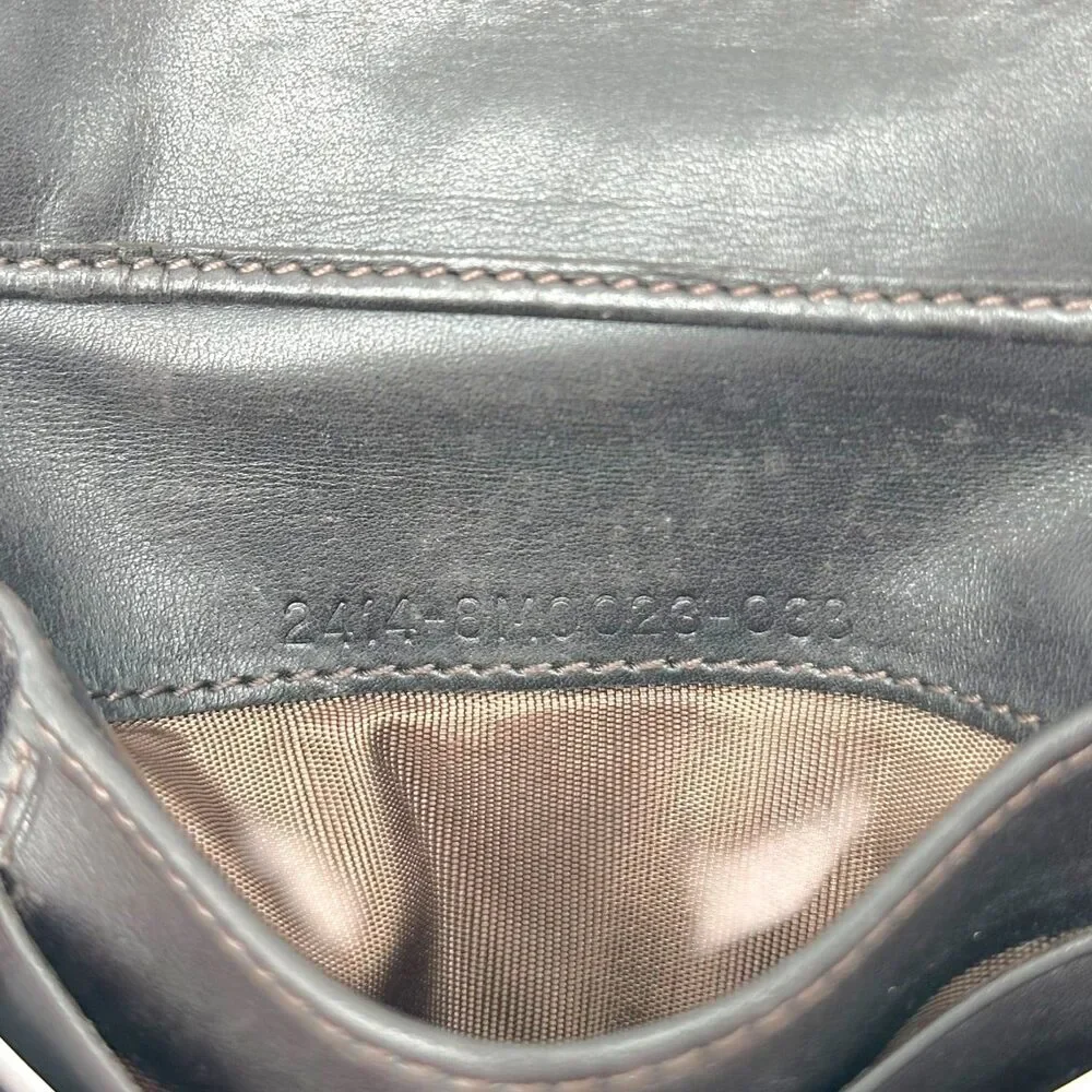 Fendi Brown Zucchino Monogram Tri-Fold Wallet - Picture 4 of 8
